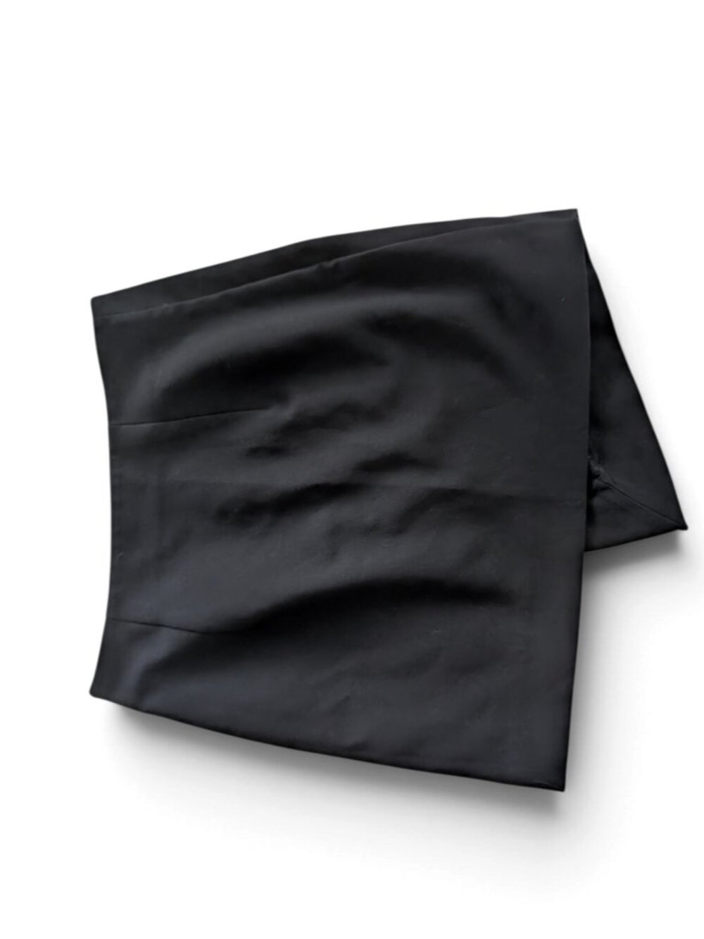Abercrombie & Fitch Asymmetrical Black Mini Skirt Size S Black NWOT - Picture 7 of 9